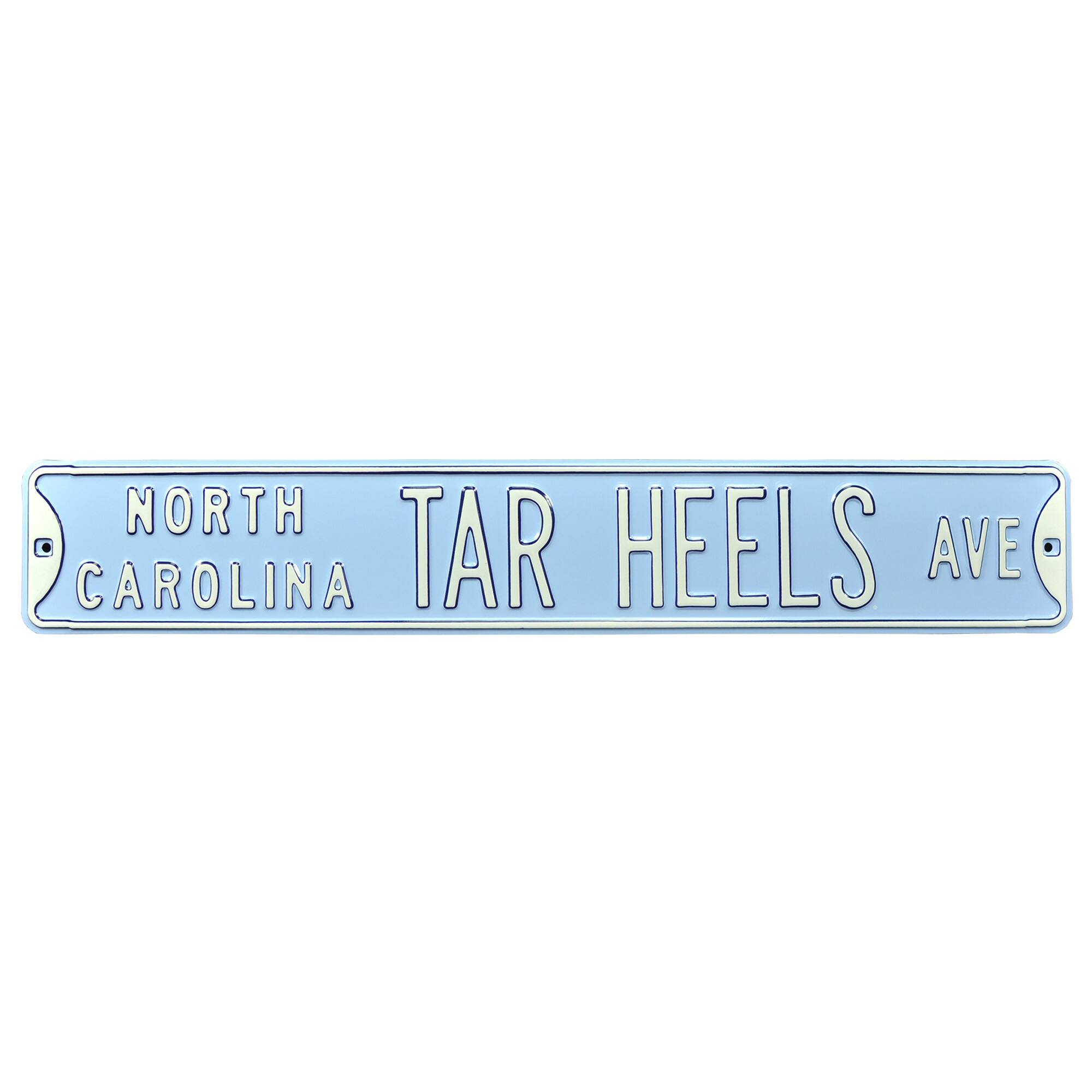 North Carolina Tar Heels 6'' x 36'' Steel Street Sign