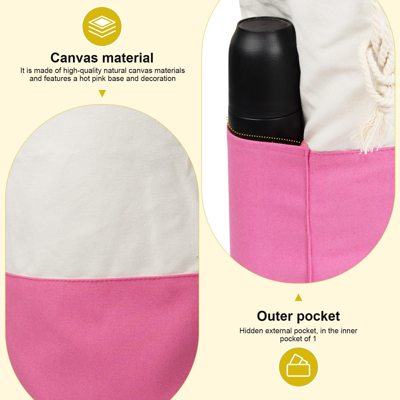 Alt View 2. Cozy Serene - Single shoulder Backpack style Laundry Bag With Shoulder Strap And Pockets  Made Of Durable Canvas Material Drawstring - Default.