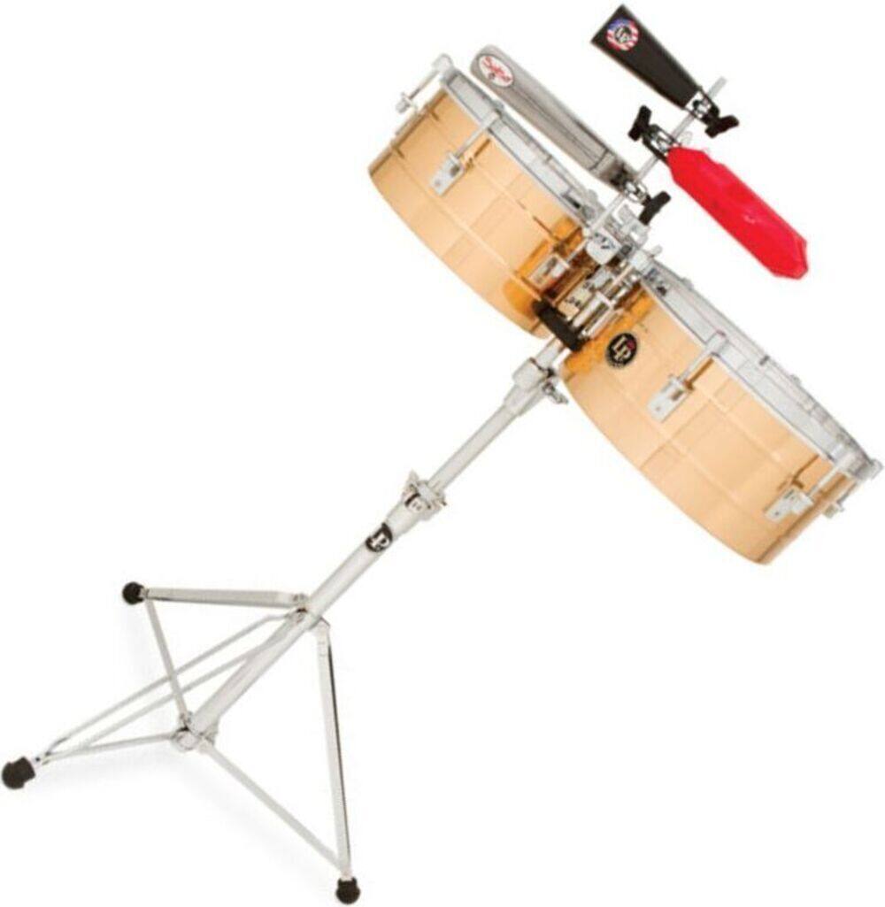 Left. Latin Percussion - Tito Puente 14" & 15" Timbales.