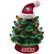 Front. Evergreen Enterprises - San Francisco 49ers 8" Light Up Ceramic LED Christmas Tree - Multicolor.