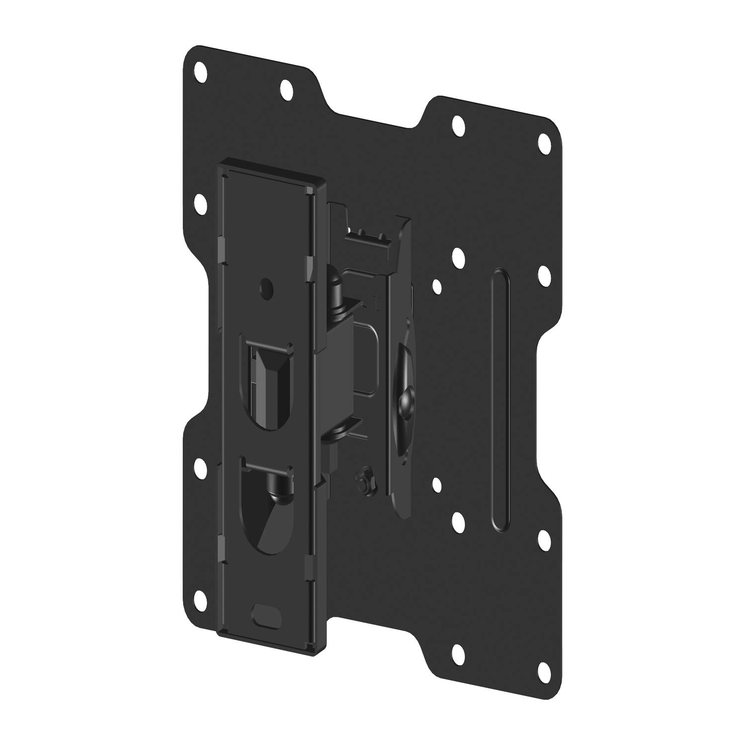Left. Stanley - Stanley Tmx-022fm Diy Basics 13-in. To 37-in. Full-motion Flat Panel Tv Mount, Tmx-022fm - Black.