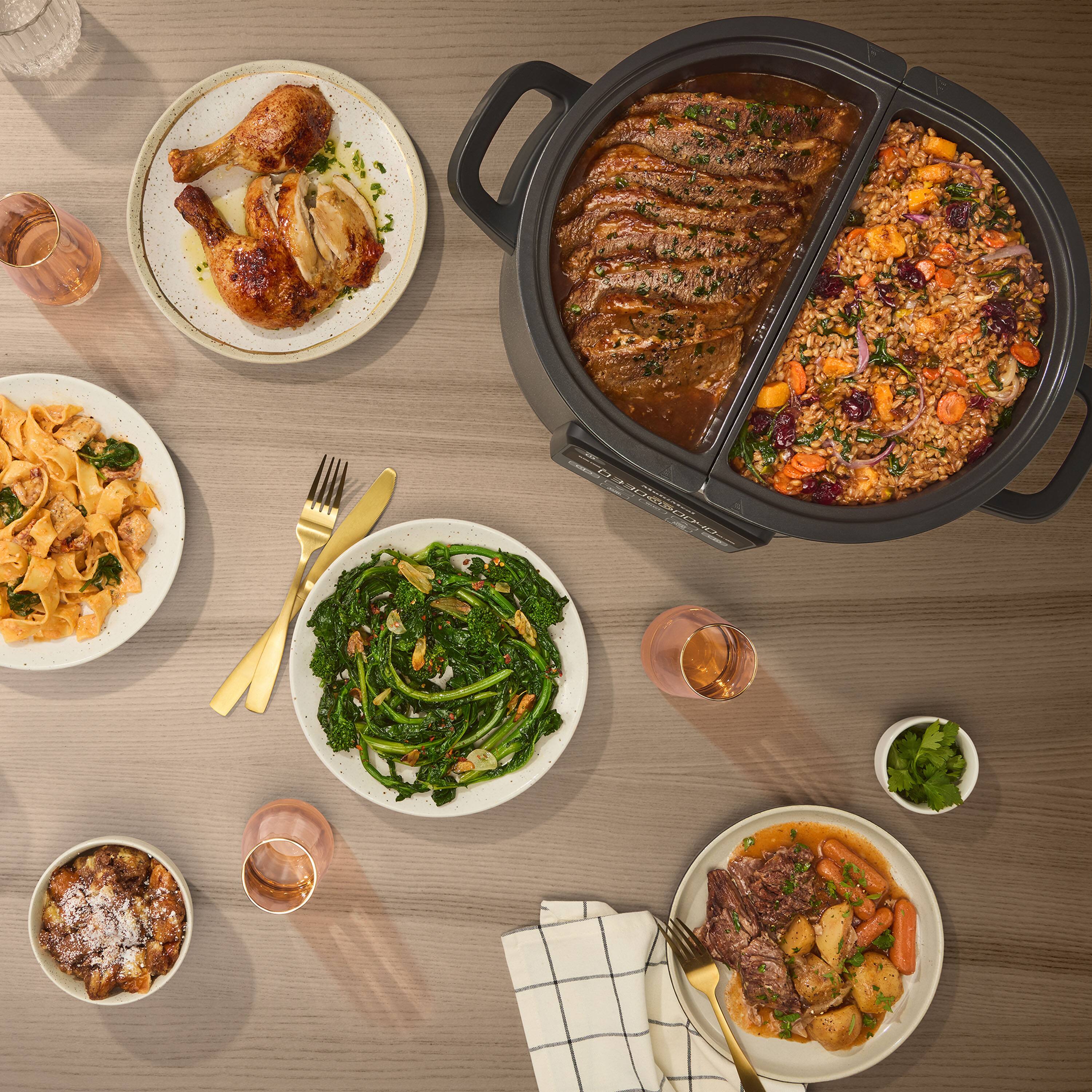 Alt View 1. Crockpot - MultiMeal Multicooker and Programmable Slow Cooker - Black.