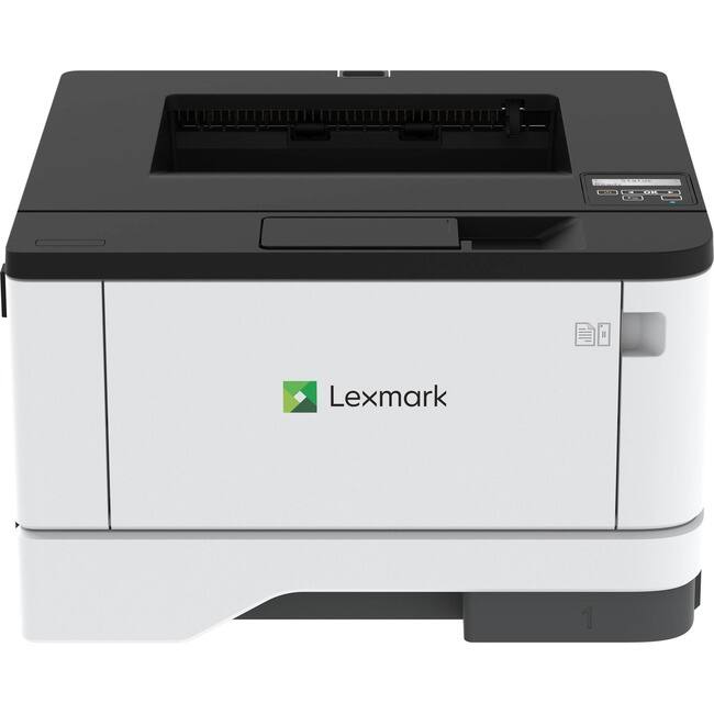 Front. Lexmark - Lexmark MS431dn Desktop Laser Printer - Monochrome - TAA Compliant - 42 ppm Mono - 600 x 600 dpi Print - Automatic - Monochrome.