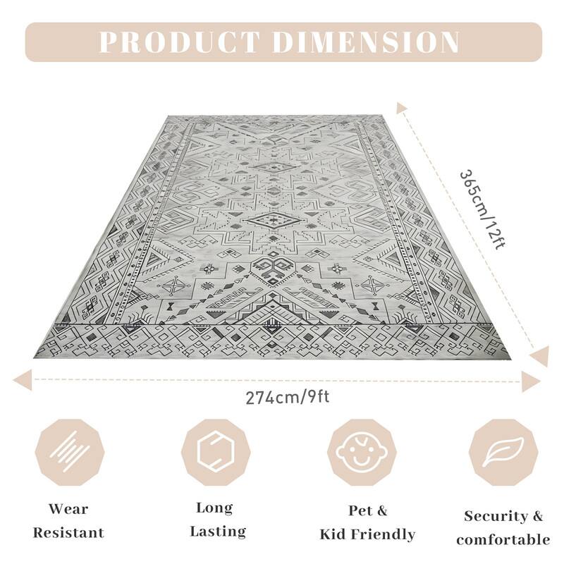 PRODUCT DIMENSION  
365cm/12ft x 274cm/9ft  

- Wear Resistant  
- Long Lasting  
- Pet & Kid Friendly  
- Security & Comfortable