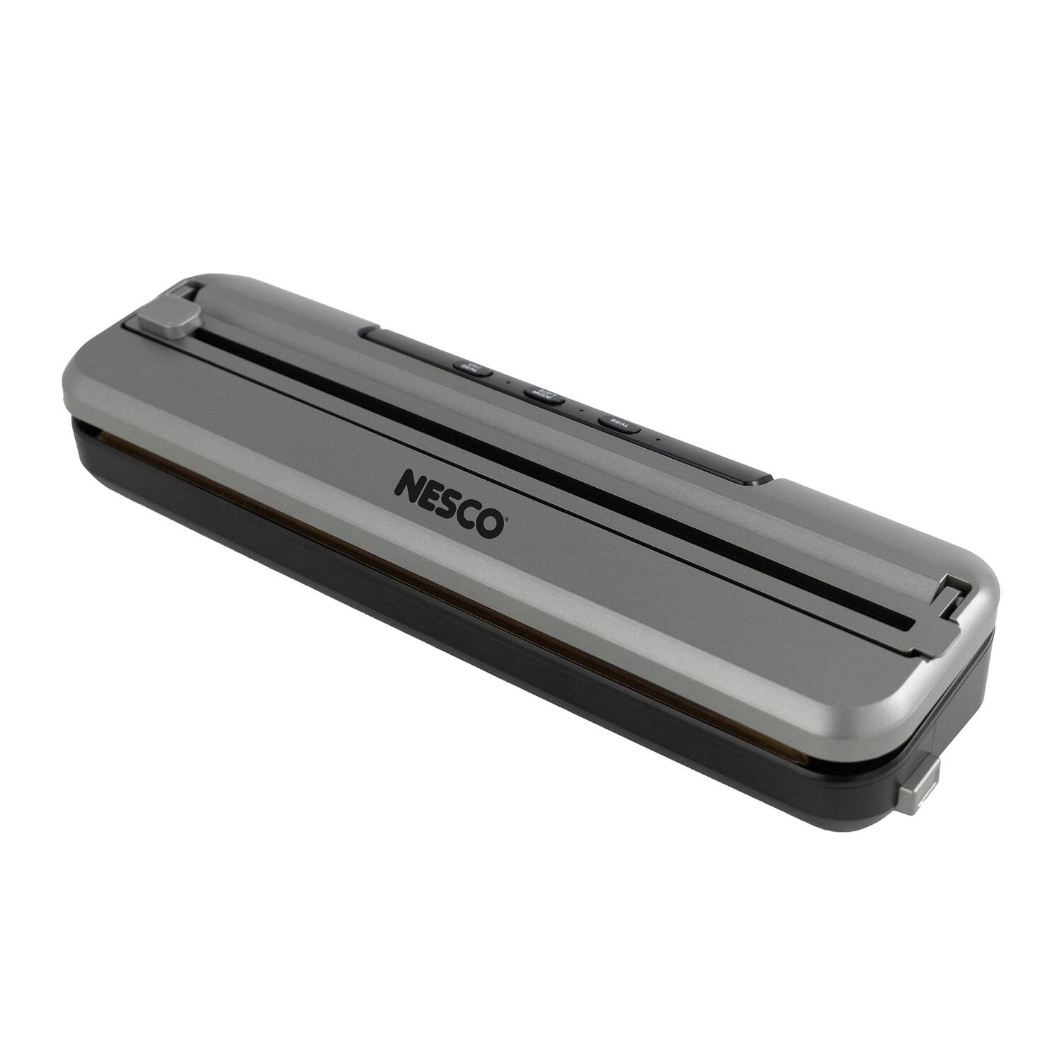 Angle. Nesco - 100-Watt Compact Vacuum Sealer VS-74S - Silver.