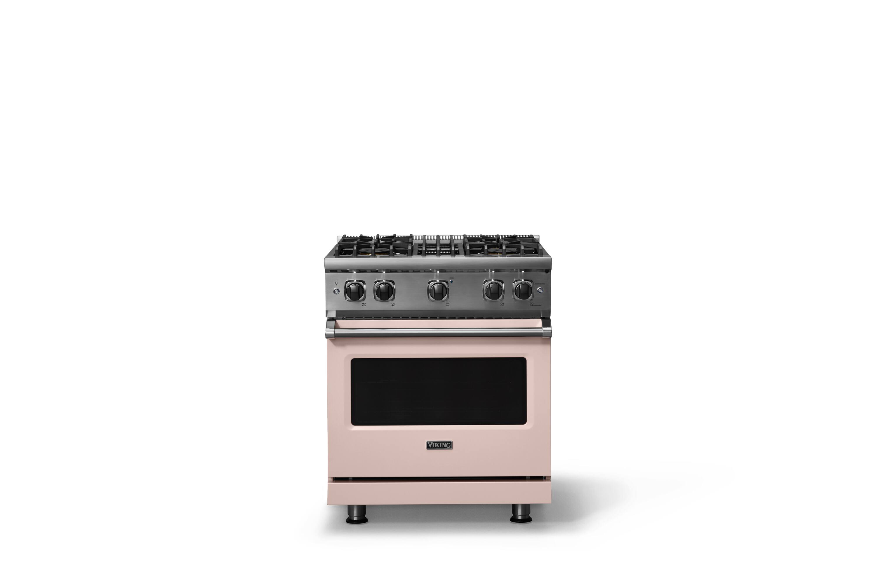 Alt View 1. Viking - 5-Series Gas Sealed Burner Range - Blush.
