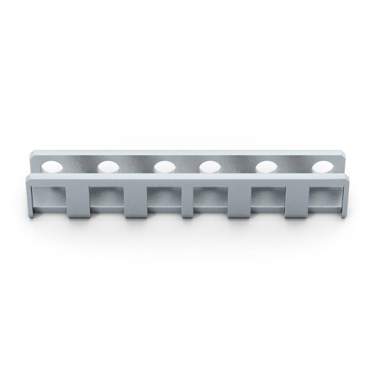 Alt View 10. RackSolutions - RackSolutions 2U Adapter Bracket (2 bends, 0.59in Deep, No Hardware) - Black.