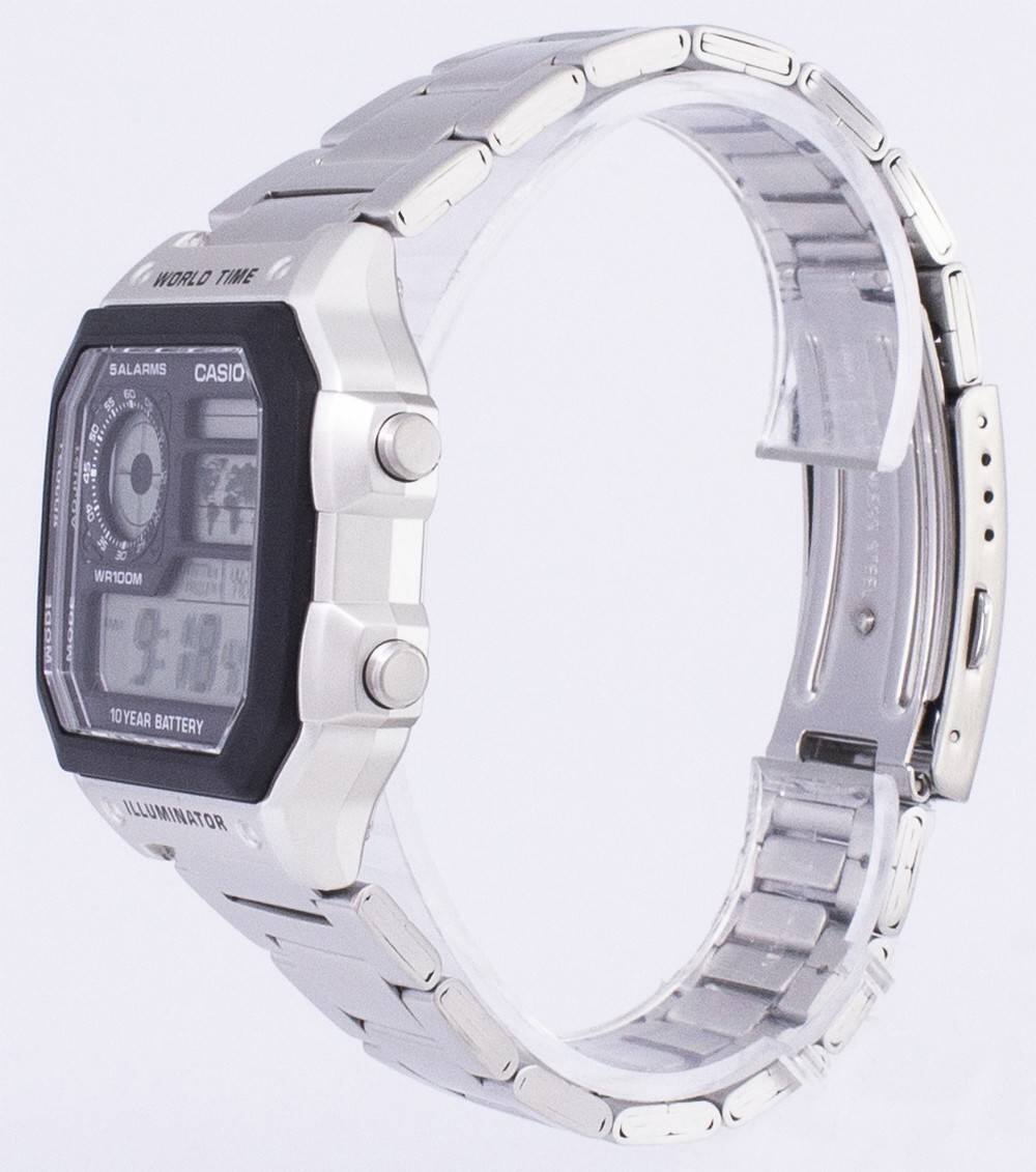 WORLD TIME  
CASIO  
SALARMS  
WR100M  
10 YEAR BATTERY  
ILLUMINATOR