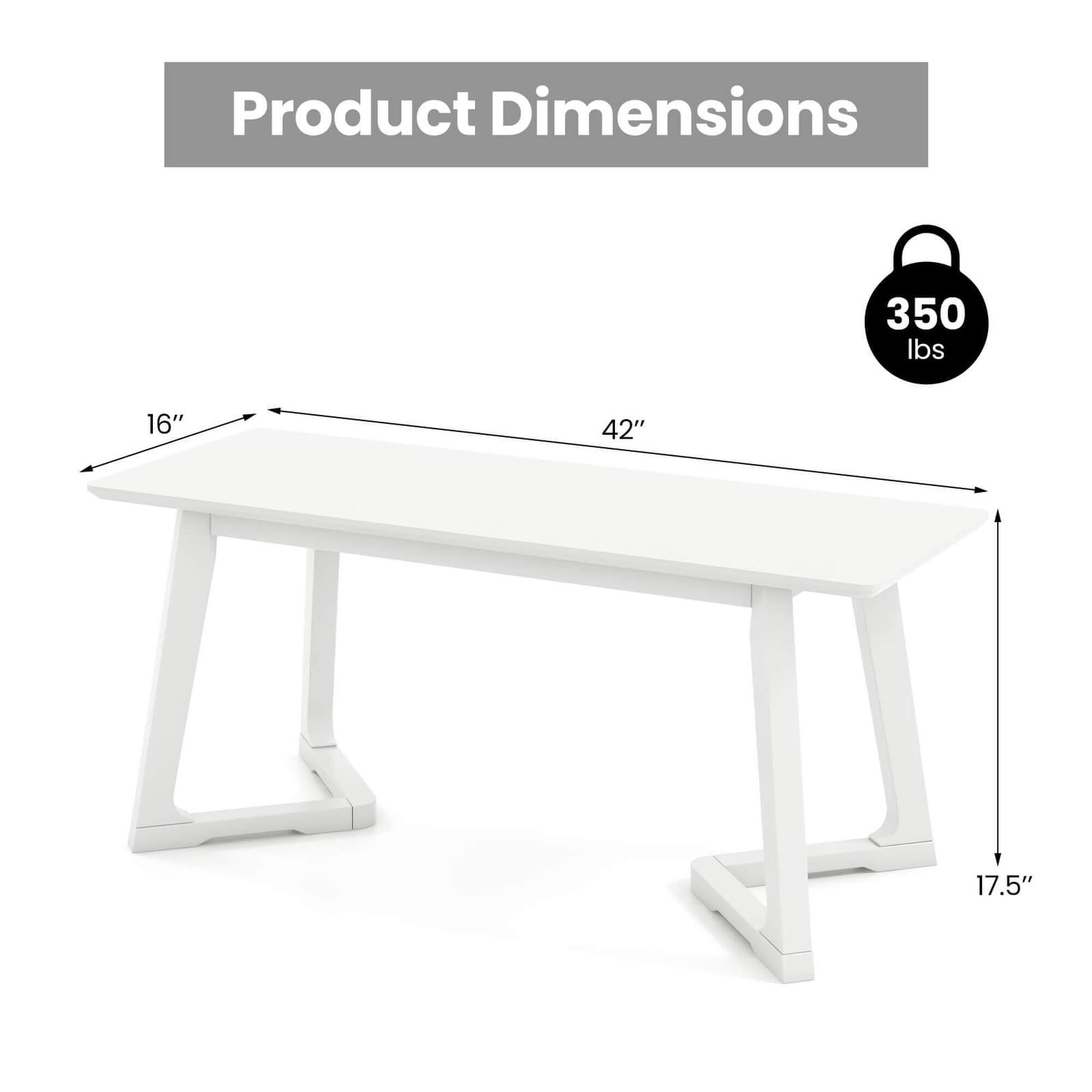 Product Dimensions: 350 lbs, 16", 42", 17.5".