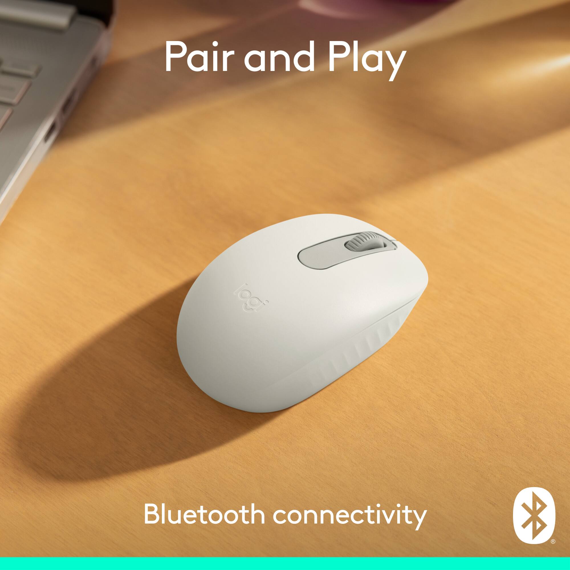 Pair and Play logi Bluetooth connectivity.