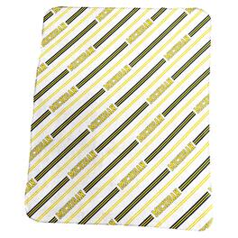 Logo Brands - Michigan Wolverines 50" x 60" Classic Vertical Stripe Fleece Throw Blanket - Multicolor