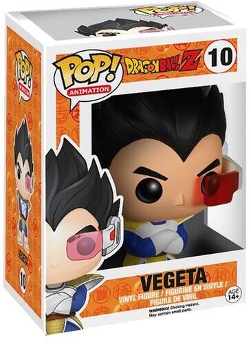 DRAGON BALL Z 10 M POP! ANIMATION 10 VEGETA K VINYLE / FIGURINE EN VINYLE AGE FIGURE VINIL 14+ VINYL FIGURA DE Choking Hazant WARNING! May contain small parts.