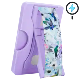LoveHandle - PRO for MagSafe Universal Magnetic Wallet, Phone Grip & Kickstand with Adapter Ring - Designs - Humming Birds