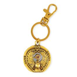 SalesOne LLC - Indiana Jones and The Raiders Of The Lost Ark Talisman Double-Sided Keychain - Gold