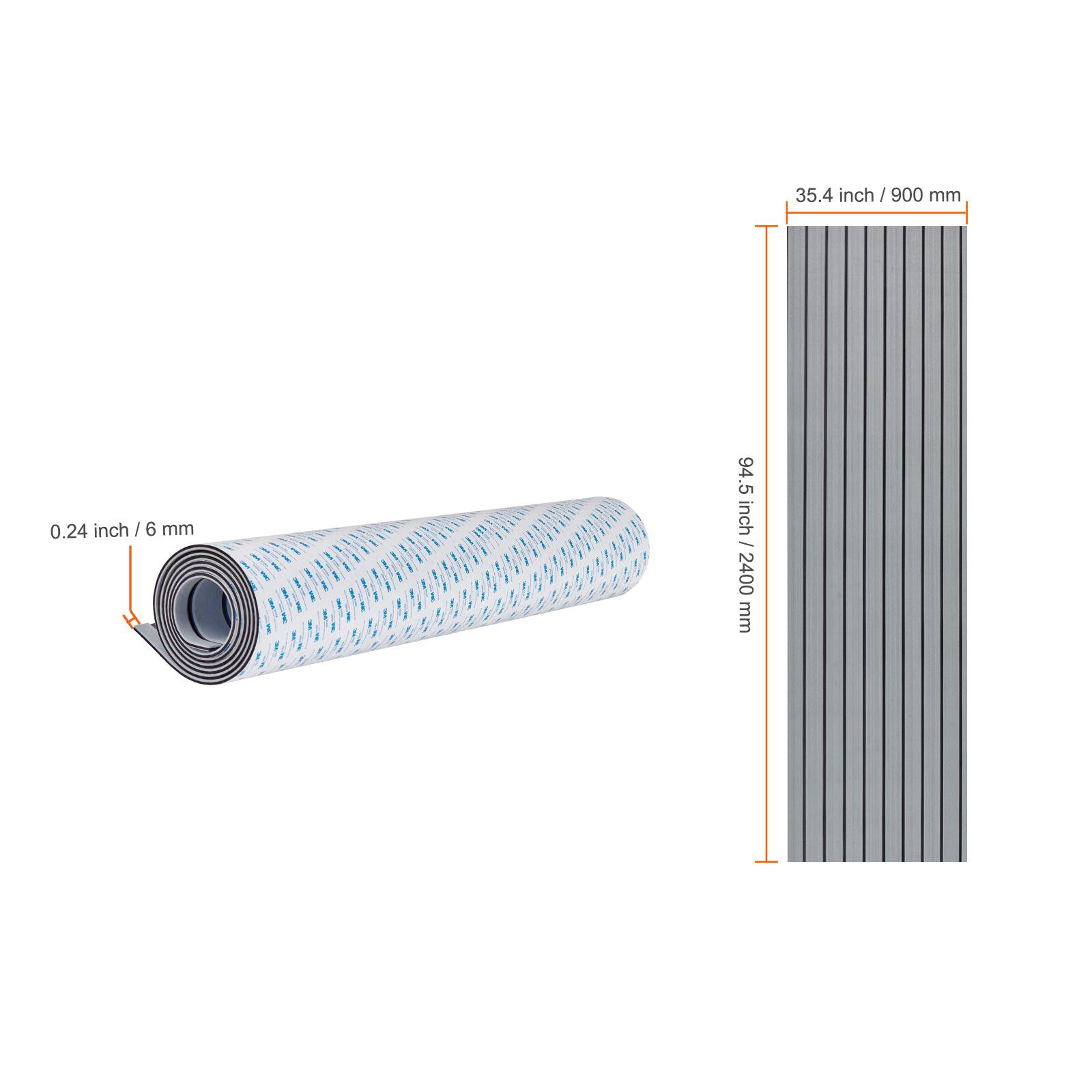 35.4 inch / 900 mm  
0.24 inch / 6 mm  
94.5 inch / 2400 mm