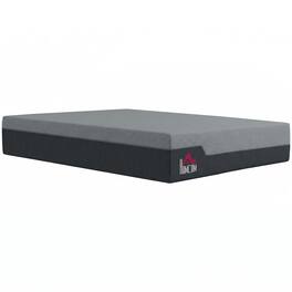 Homcom - Mattress, 14 Inch Memory Foam Mattress for Pressure Relief, Graphene Gel Cooling Copper Bed in a Box - Gray