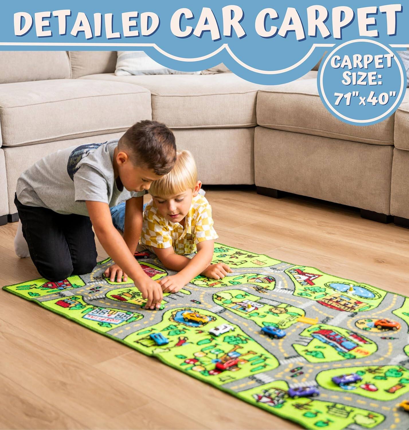 DETAILED CAR CARPET CARPET SIZE: 71"x40" X 848R