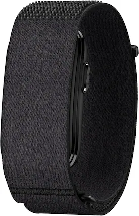 Front. Garmin - CIRQA Smart Band, Adjustable Black, S-M - Black.