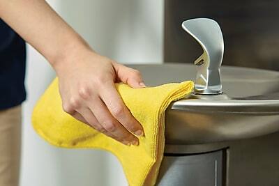 Alt View 7. HYGEN - HYGEN r-40 Recycled Microfiber Cleaning Cloths, 16" x 16", Yellow, 24/Pack (1820584) - Yellow.