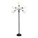 Alt View 14. Simple Designs - Simple Designs 5 Light Adjustable Gooseneck Floor Lamp - Black/White Shades.