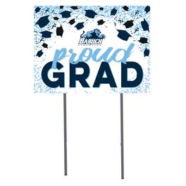 Jardine - CUNY Baruch College 18" x 24" Proud Grad Yard Sign - White