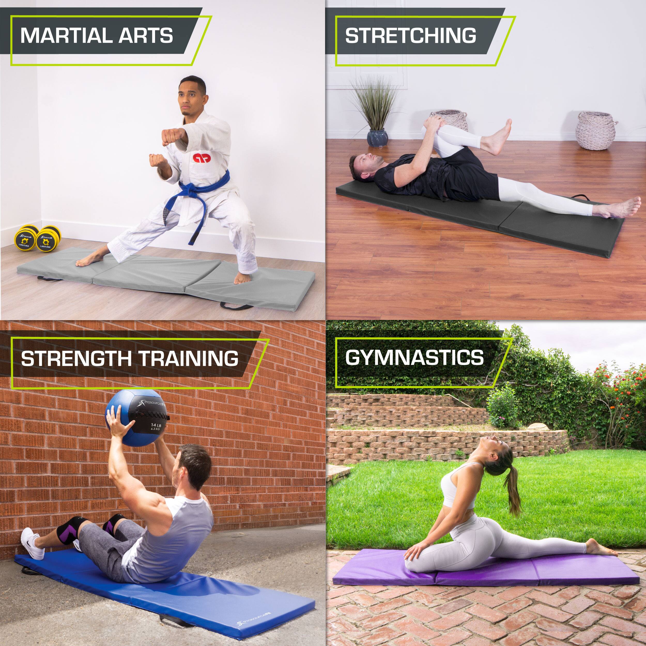 MARTIAL ARTS
STRETCHING
STRENGTH TRAINING
GYMNASTICS