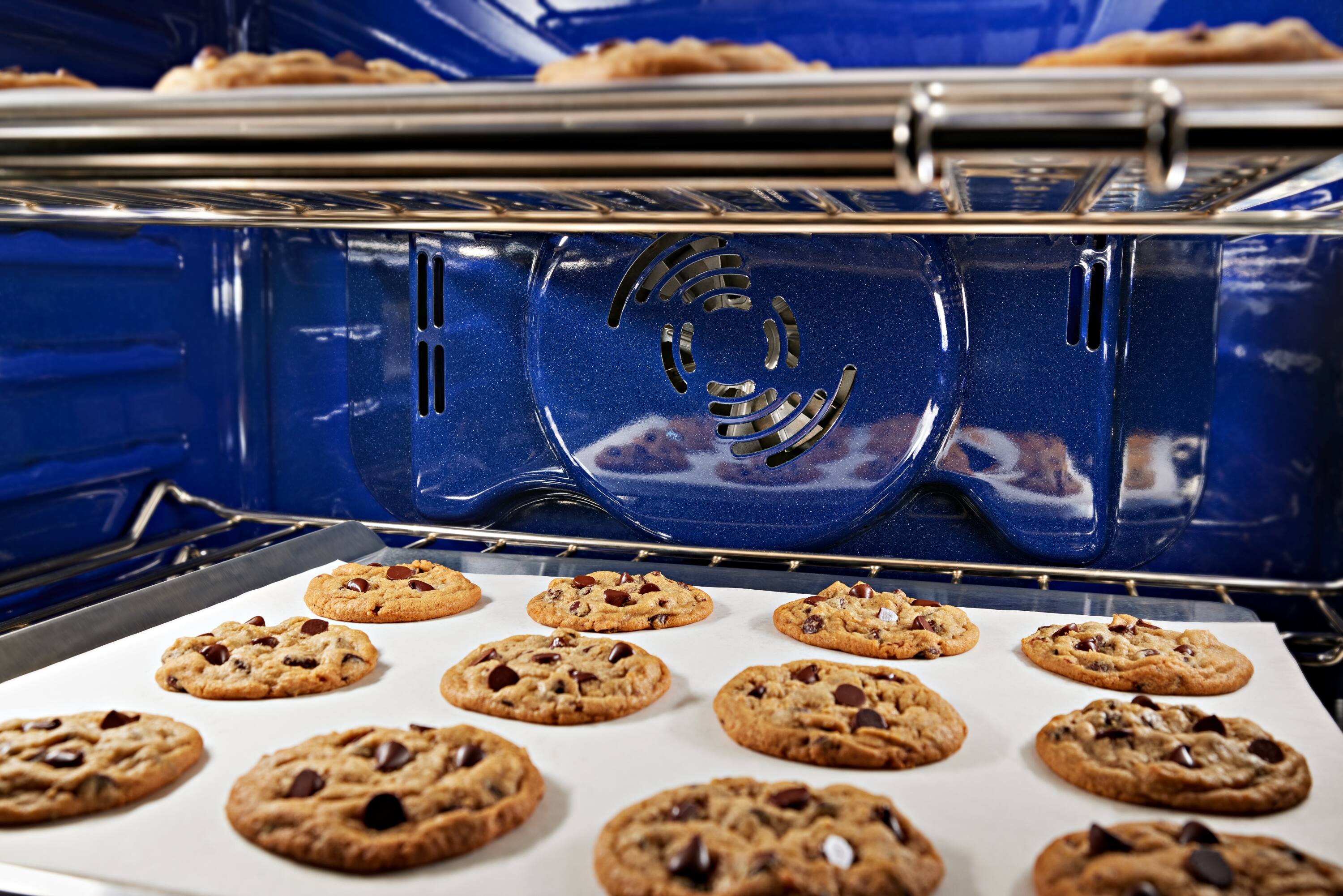 Alt View 16. KitchenAid - 27" Built-In Electric Convection Double Wall Combination with Microwave and Air Fry Mode - Stainless Steel.