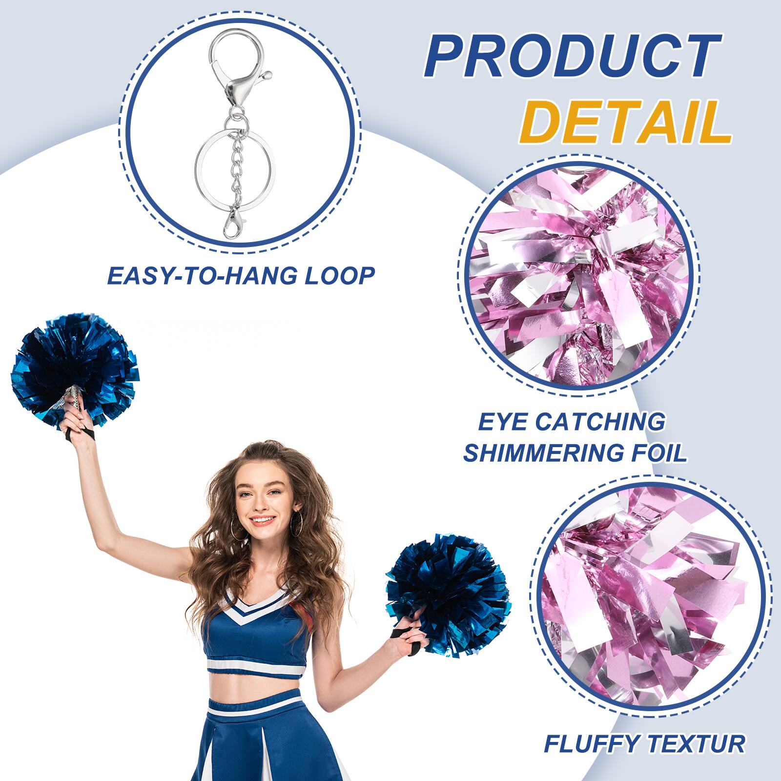 PRODUCT DETAIL

- EASY-TO-HANG LOOP
- EYE CATCHING SHIMMERING FOIL
- FLUFFY TEXTURE
