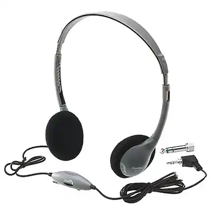 Front. Hamilton Electronics - Personal Stereo Headphones 3-Pack Wired Earbuds Foam Cushions Individual Volume Control.