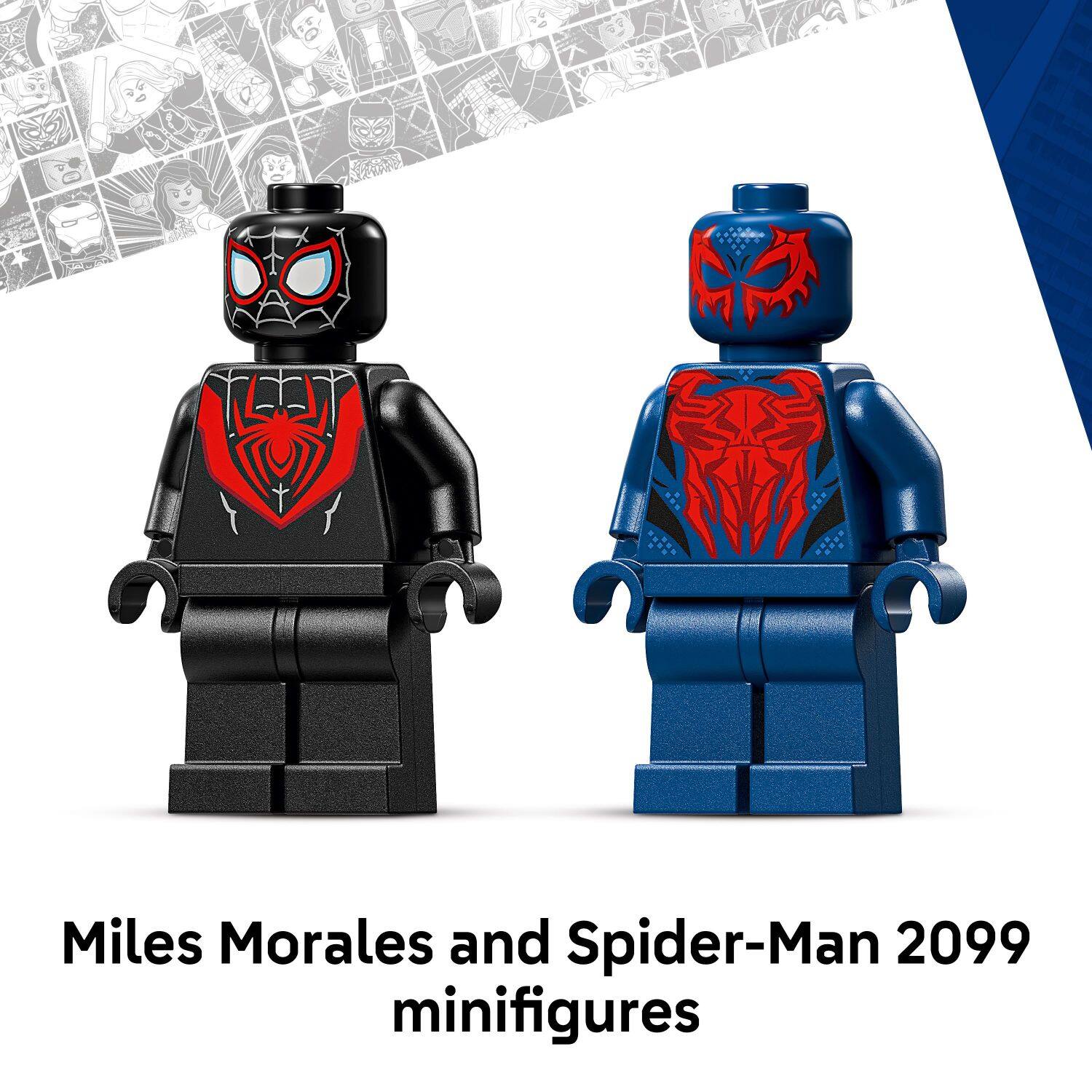 Miles Morales and Spider-Man 2099 minifigures