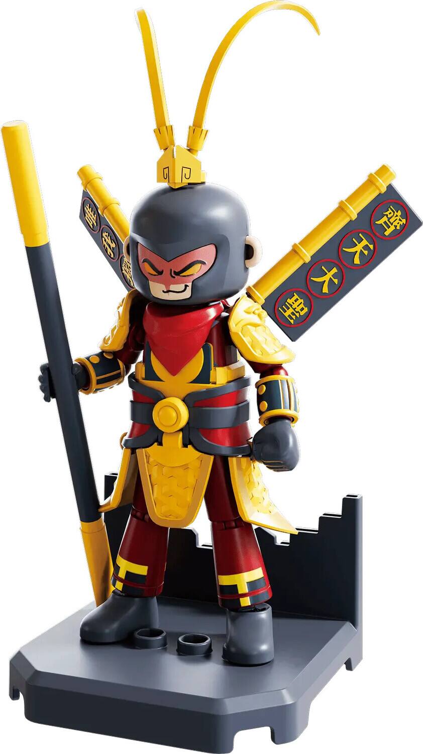 Alt View 1. PopMarket - Blokees - Herospire - Armor Version - 05: Sun Wukong (Mythical Aspect) Model Kit   - COLLECTIBLES - Multicolor.