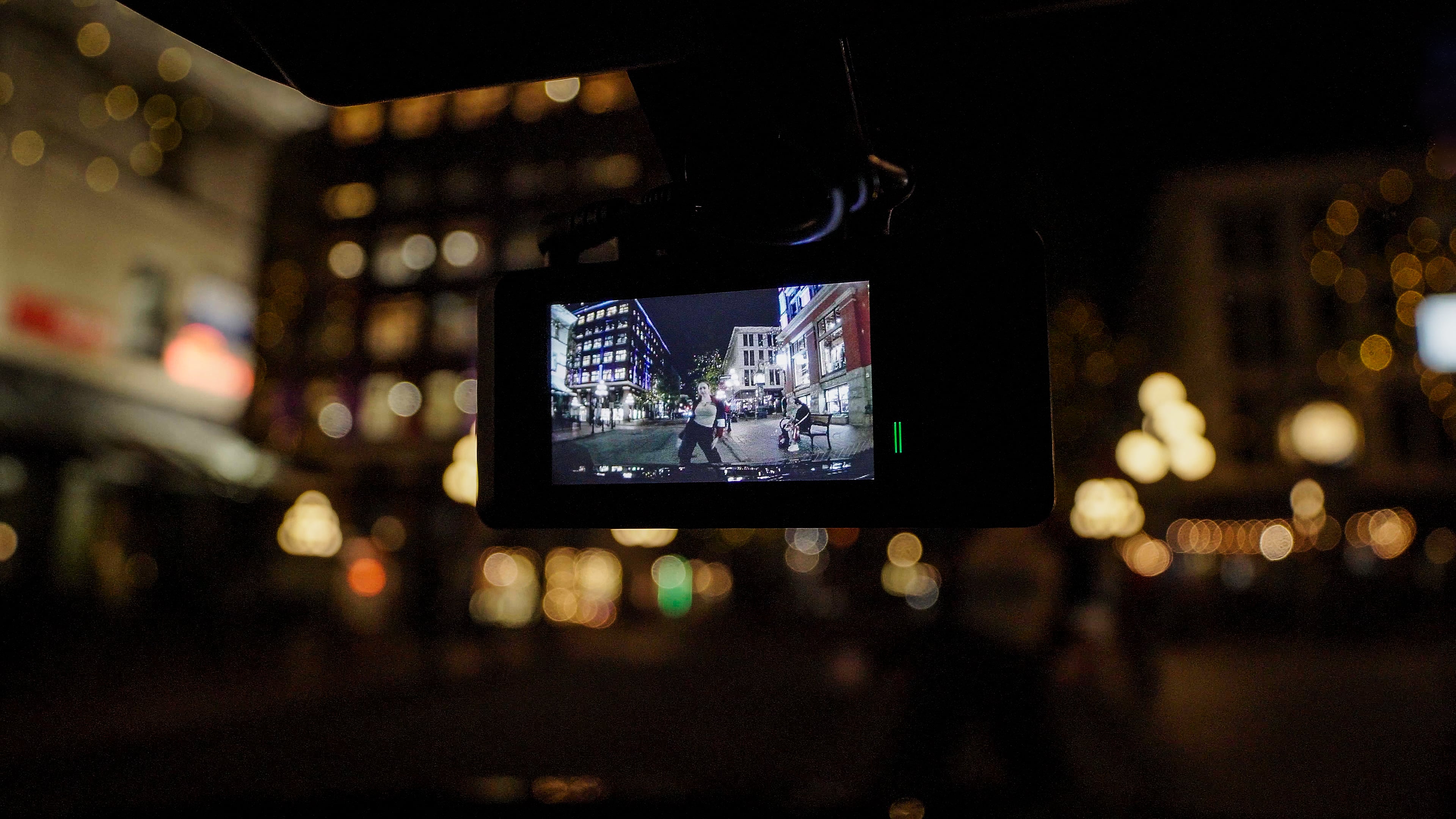 Alt View 18. THINKWARE - ARC 2K Front & 2K Rear Dash Cam with Touchscreen, GPS, & WiFi - Dark Gray.