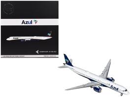 GeminiJets - Embraer E195-E2 Commercial Aircraft Azul Brazilian Airlines (PS-AEH) Tail Gemini 200 Series 1/200 - White with Blue