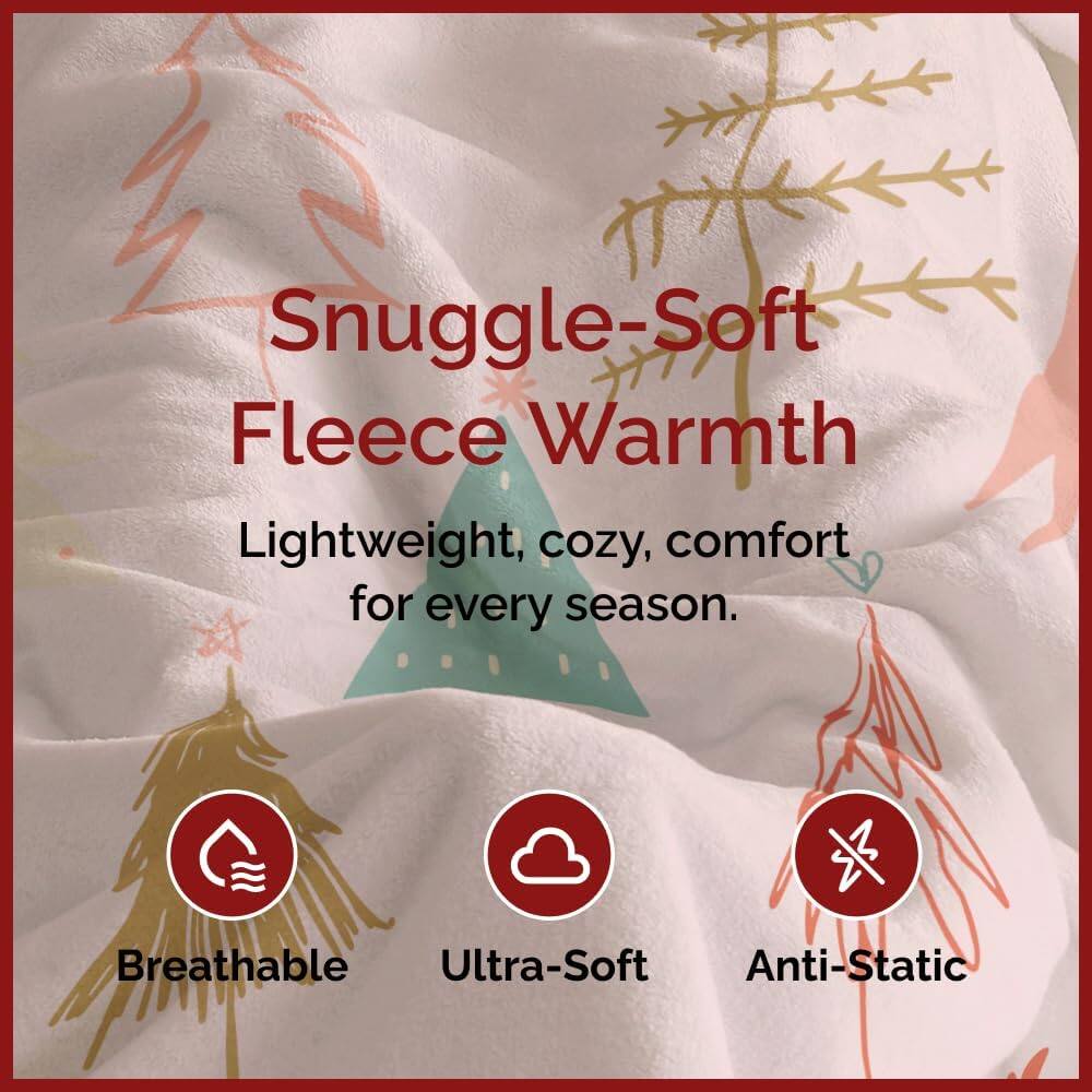 Snuggle-Soft Fleece Warmth  
Lightweight, cozy, comfort for every season.  
Breathable  
Ultra-Soft  
Anti-Static