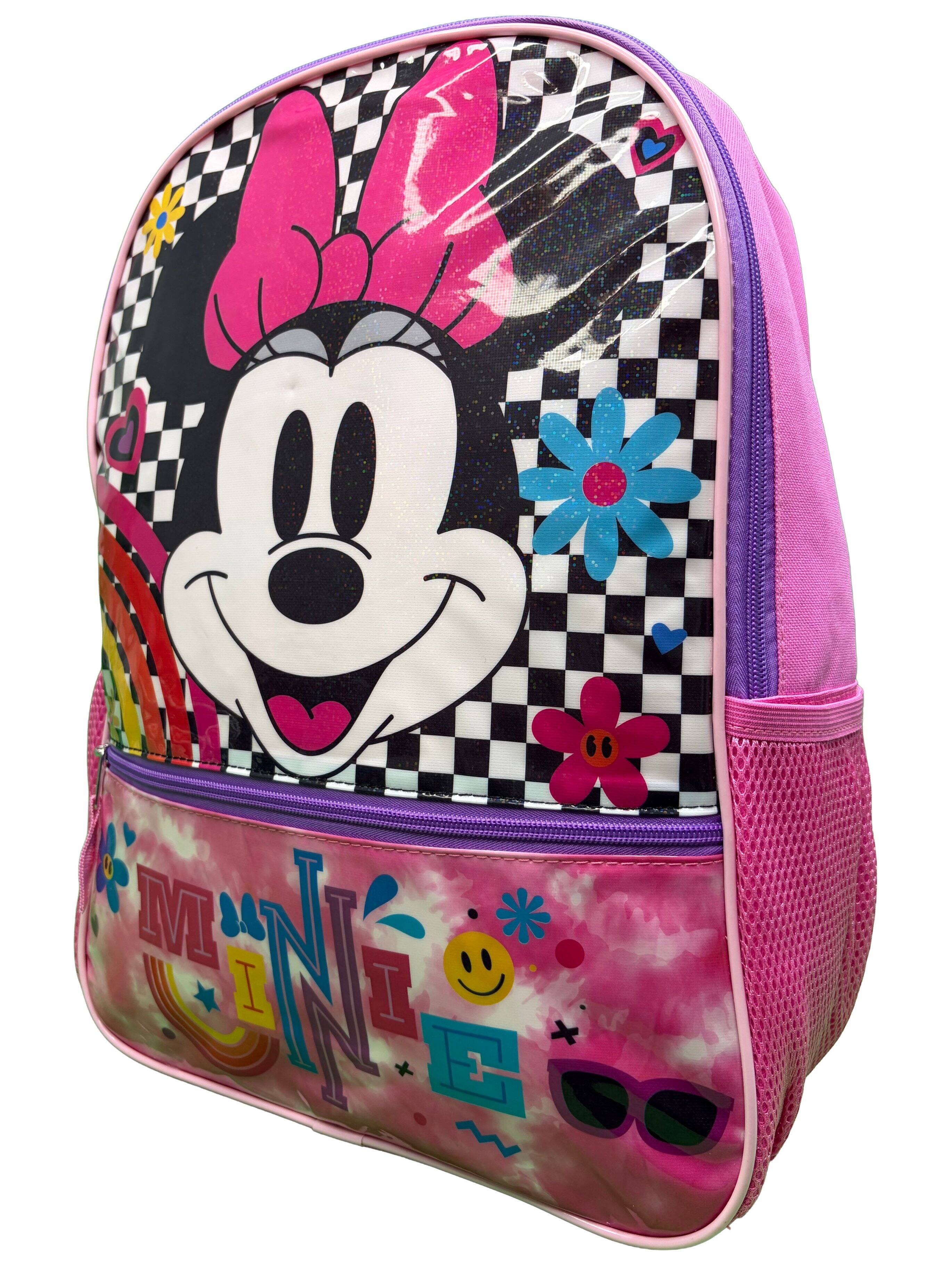 Alt View 5. UPD - Disney Minnie Mouse Girls School Backpack 16" with pockets - Multicolored.