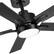 Back. Breezary - 42" Ceiling Fan with Integrated LED Light Kit, 6-Speed DC Motor, Remote Control and Reversible Blades - Matte Black.
