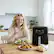 Alt View 4. QIDO - Air Fryer 8-in-1 with 5 QT Capacity Air Fry, Roast, Broil, Reheats, Dehydrates, Less Oil,Black - Black.