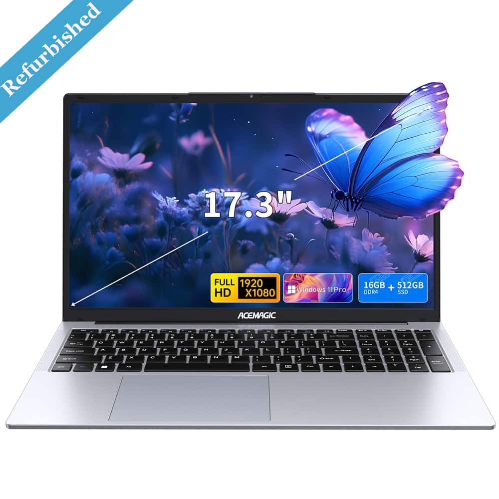 ACEMAGIC Refurbished Excellent AX17 17.3 inch Laptop with Quad