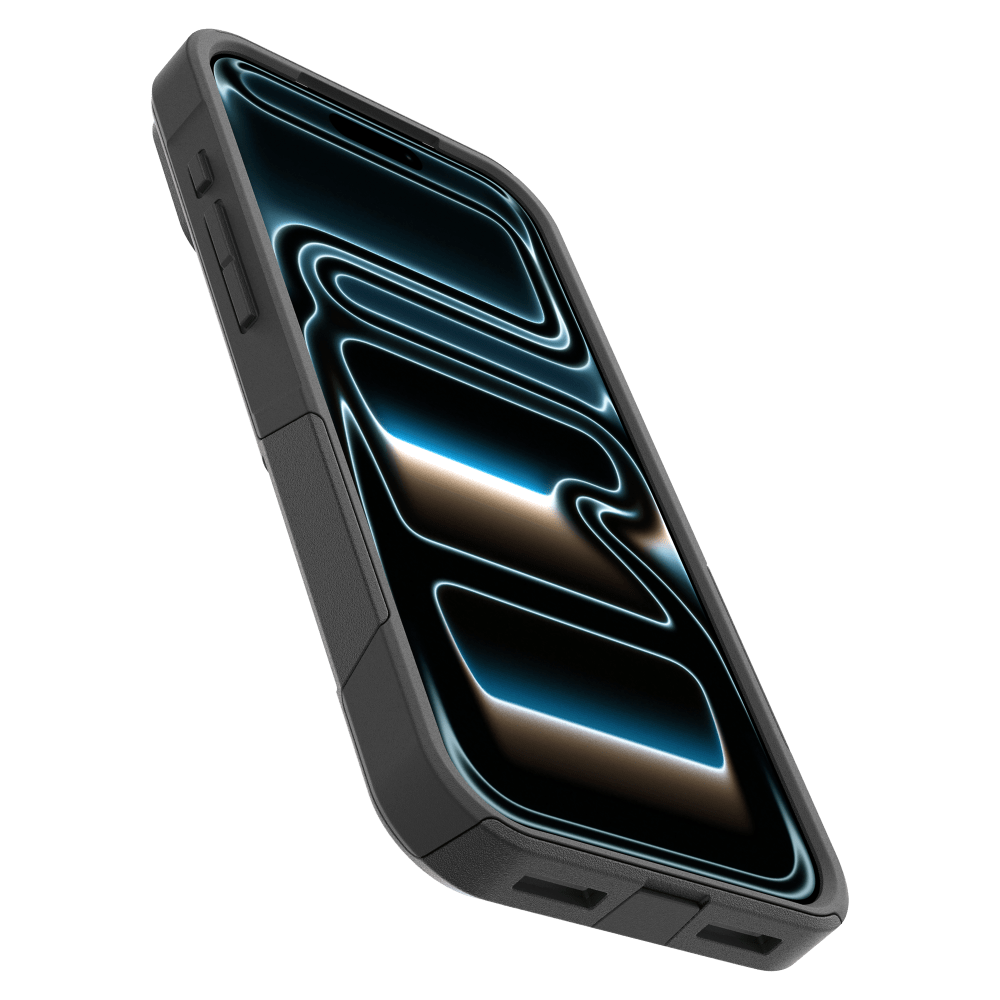 Alt View 3. OtterBox - OtterBox Commuter Grip Cam Control iPhone 17 Pro Max / 18 Pro Max - Black - 77-000929 - Case - Black.