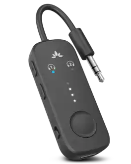 Avantree - Relay - Airplane Bluetooth 5.3 Adapter with Qualcomm aptX Adaptive, Supports 2 AirPods or Headphones