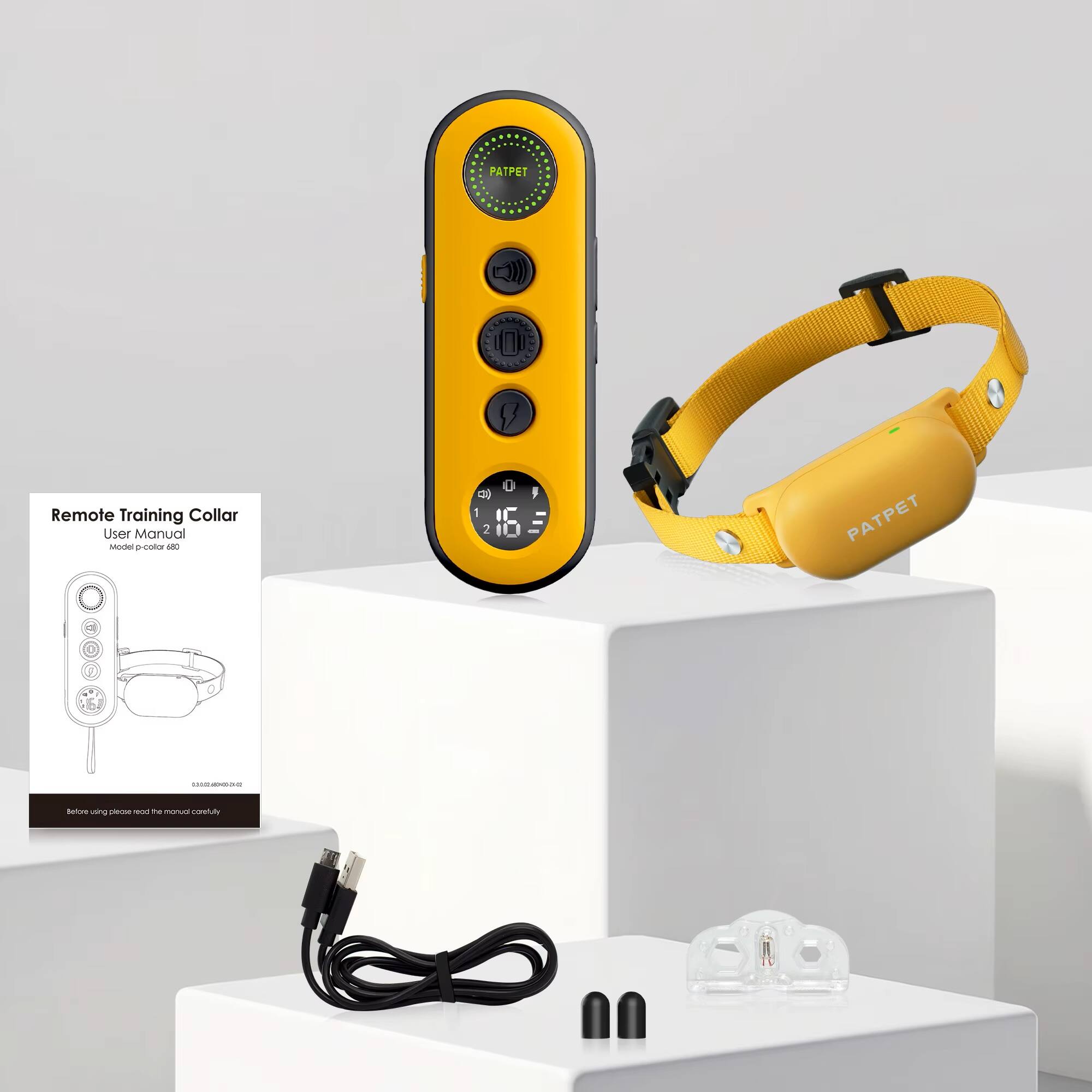 Remote Training Collar  
User Manual  

PATPET  
Model: i-color  

Before using please read the manual carefully.