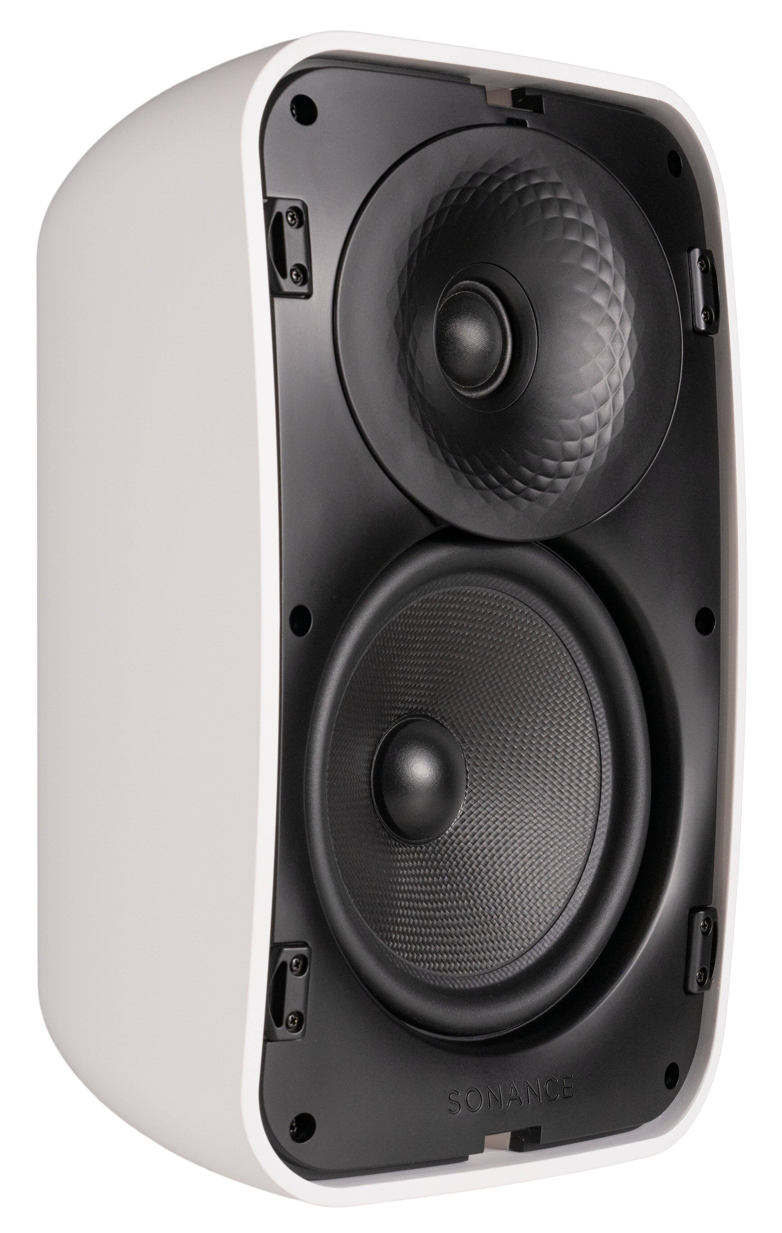 Alt View 16. Sonance - MX62 - Mariner MX Series 6-1/2" 2-Way Outdoor Surface Mount Speakers (Pair) - Paintable White.