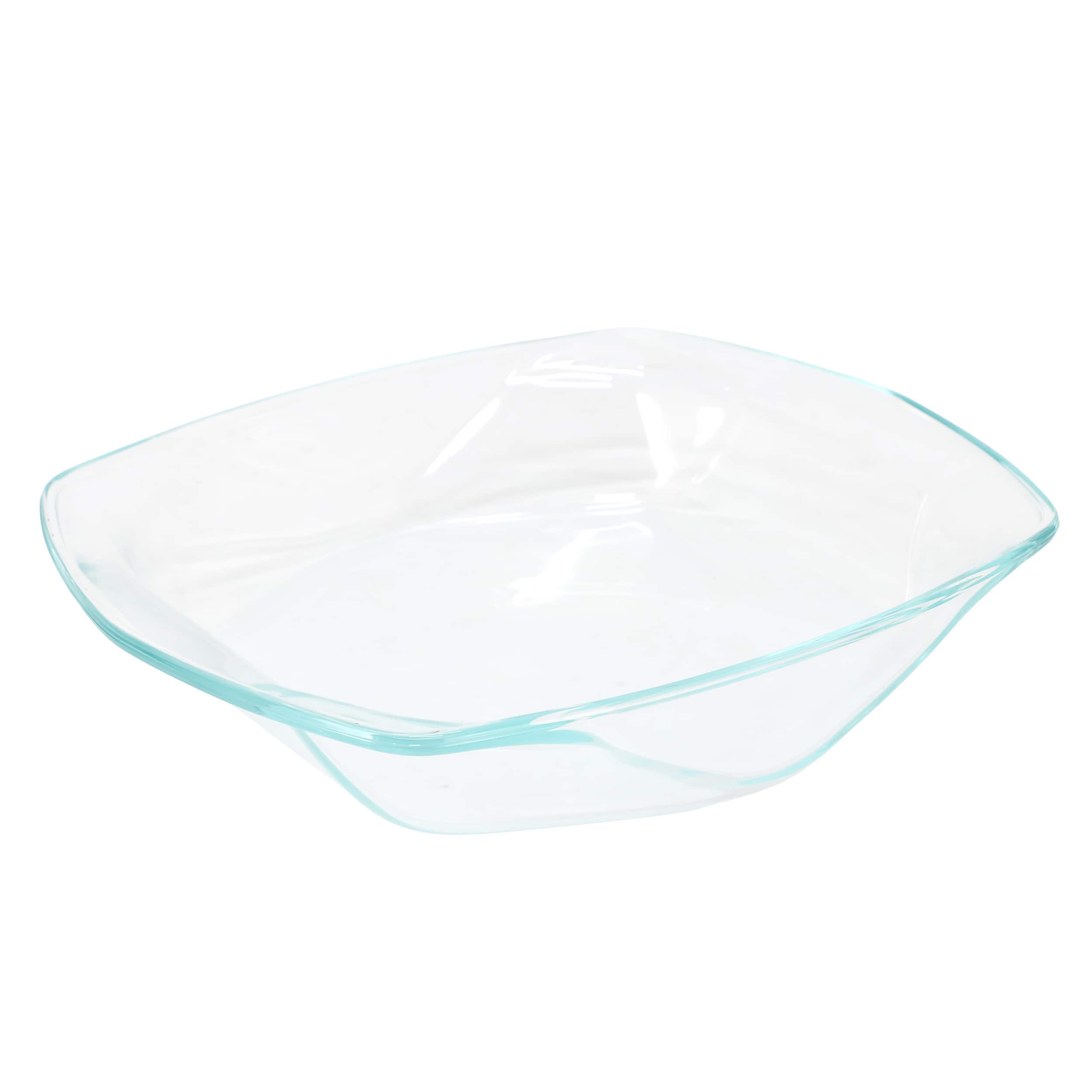 Gibson - Soho Lounge Carnegie Hill 14 inch x 12 Inch x 2.8 Inch Tempered Glass Baking Pan with Built in Handles - Clear