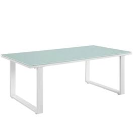 Fortuna Outdoor Patio Coffee Table by Modway - White