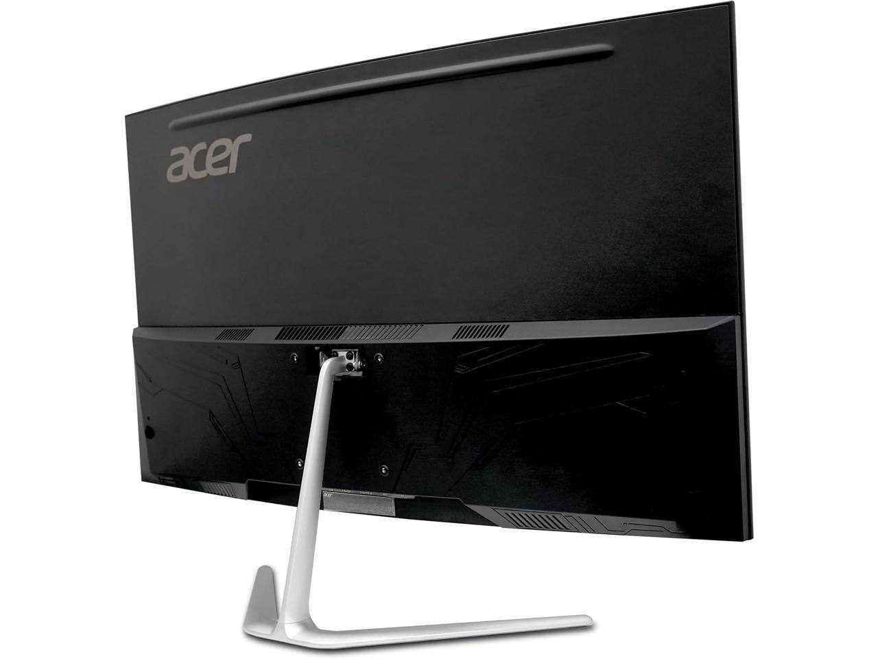 Alt View 9. Acer - Acer Nitro 32 inch Full HD 165Hz AMD FreeSync Premium 1ms Built-in Speakers Curved Computer Monitor EDA320Q PBIIPX - Black.