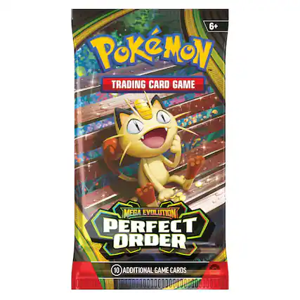 Pokémon Trading Card Game
Mega Evolution Perfect Order
10 Additional Game Cards
6+