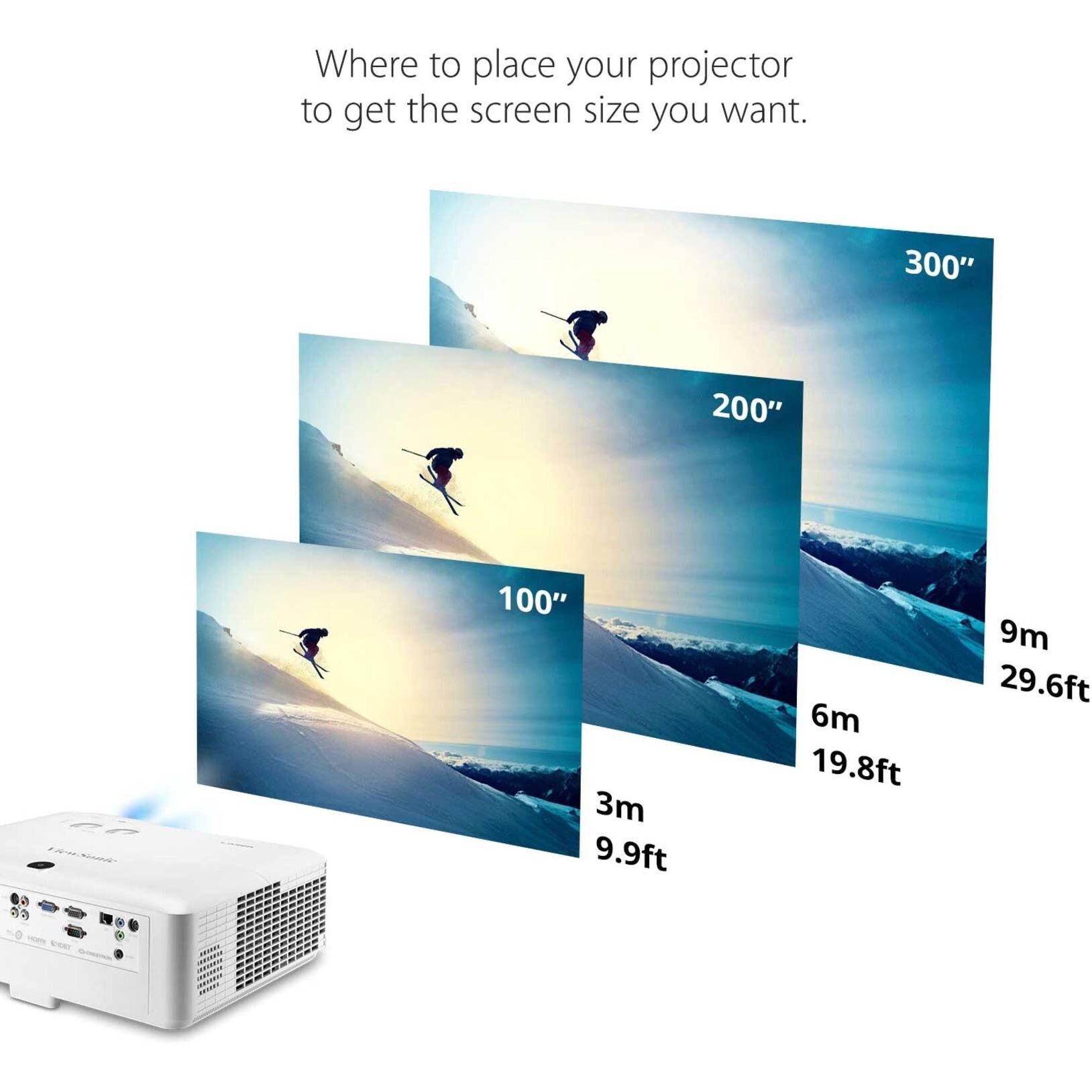 Alt View 18. ViewSonic - LS920WU 1920 x 1200 DLP Projector - White.