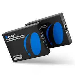 Orei - 4K@30hz HDMI Extender (IR) - 130ft (cat6)-EX-230PRO - Black