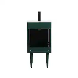 Elegant Kitchen and Bath - 18 Inch Single Bathroom Vanity In - Green