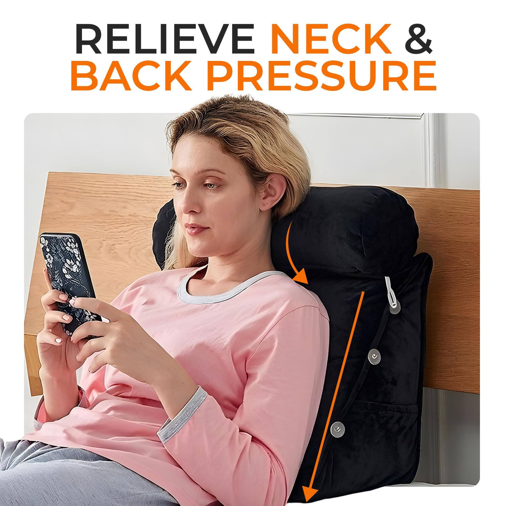 RELIEVE NECK & BACK PRESSURE